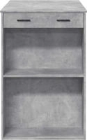 vidaXL Bartisch Betongrau 102x70x103,5 cm Holzwerkstoff