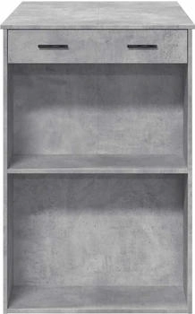 vidaXL Bartisch Betongrau 102x70x103,5 cm (3309324)