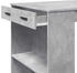 vidaXL Bartisch Betongrau 102x70x103,5 cm (3309324)