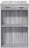 vidaXL Bartisch Grau Sonoma 102x70x103,5 cm (3309326)