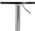 vidaXL Bartisch Schwarz 60x60x90 cm Verchromter Stahl (4007193)