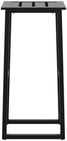 vidaXL Barhocker 4 Stk. Schwarz 38x38x80 cm Pulverbeschichteter Stahl
