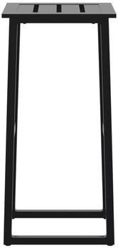 vidaXL Barhocker 4 Stk. Schwarz 38x38x80 cm Pulverbeschichteter Stahl (4009266)