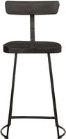 vidaXL Barhocker 2 Stk. Schwarz 49x43x88 cm Mango Massivholz