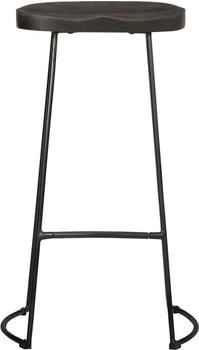 vidaXL Barhocker 2 Stk. Schwarz 45x40x78 cm Mango (4013527)