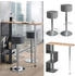 VICCO Bartisch-Set Vincent, 113x40 cm mit 2 Barhockern, Goldkraft Eiche/Anthrazit (1-ýò-26484)