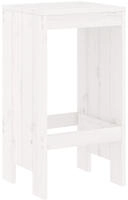 vidaXL Barhocker 2 Stk. Wei&szlig; 40x36x75 cm Massivholz Kiefer
