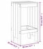 vidaXL Barhocker 2 Stk. Weiß 40x36x75 cm Kiefer (825346)