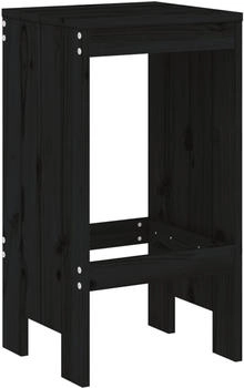 vidaXL Barhocker 2 Stk. Schwarz 40x36x75 cm Kiefer (825349)