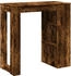 vidaXL Bartisch mit Regal Räuchereiche 102x50x103,5 cm (854359)