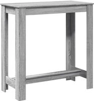 vidaXL Bartisch Grau Sonoma 102x50x103,5 cm Holzwerkstoff