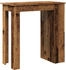 vidaXL Bartisch mit Regal Altholz-Optik 102x50x103,5 cm (856762)