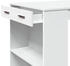 vidaXL Bartisch Weiß 102x70x103,5 cm (3309321)