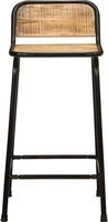 vidaXL Barhocker 4 Stk. 46x35,5x80 cm Raues Mango Massivholz