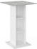 VICCO Bartisch Rodeo, 70x70 cm, Beton/Weiß (1-3ZE-24576)