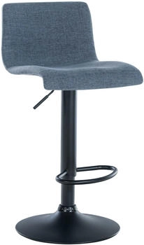 CLP Barhocker Branford Stoff blau (322228)