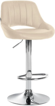 CLP Barhocker Milet chrom creme (322415)