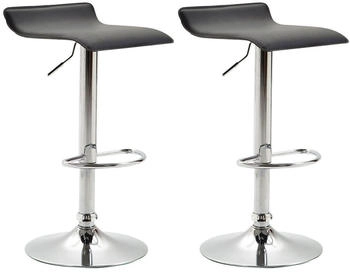 CLP 2er Set Barhocker Dyn V2 chrom schwarz (316097)