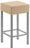 Mayer Sitzmöbel, Tresenhocker 1113, Beige, 1113_08_30488 - beige Polyester 1113_08_30488