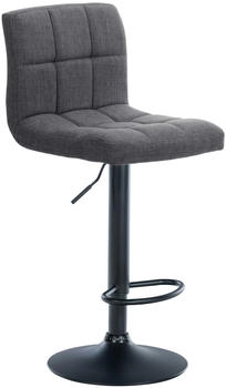 CLP Barhocker Calma Stoff schwarz hellgrau (322479)