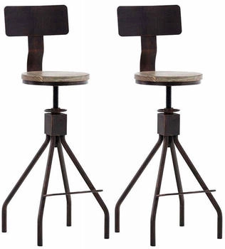 CLP 2er Set Barhocker Elko bronze (314320)