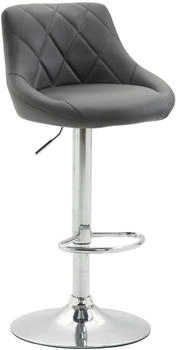 CLP Barhocker Lazio chrom grau (102287108)