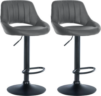 CLP 2er Set Barhocker Milet B grau (324564)