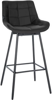 CLP Barhocker Weston Schwenkbar schwarz (321487)