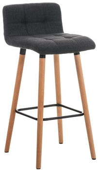 CLP Barhocker Lincoln Stoff dunkelgrau (101090556)