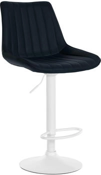 CLP Barhocker Toni wei&szlig; schwarz (321523)