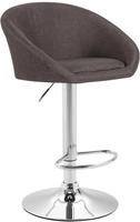Clp - Barhocker Miami Stoff V2 Dunkelgrau