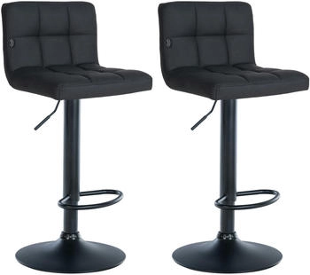 CLP 2er Set Barhocker Feni schwarz schwarz (323240)