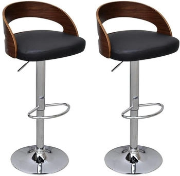 vidaXL Barhocker 2 Stk Bugholz (241689)