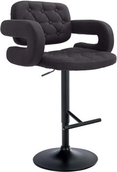 CLP Barhocker Dublin STOFF schwarz schwarz (318202)