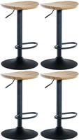 Clp - 4er Set Barhocker Skelde Natura