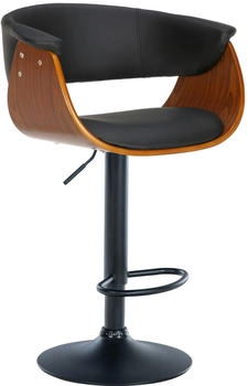 CLP Barhocker Vestal walnuss/schwarz (322259)