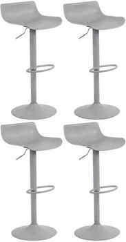 CLP 4er Set Barhocker Aveiro grau (322756)