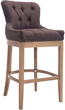 CLP Barhocker Lakewood Stoff Antik-hell braun (101205503)