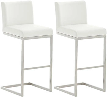 CLP 2er Set Barhocker Paros wei&szlig; (317281)