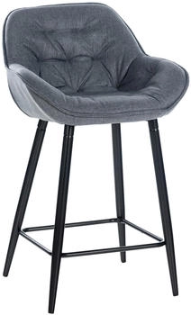 CLP Barhocker Gibson Stoff grau (319610)