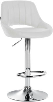 CLP Barhocker Milet chrom wei&szlig; (322418)