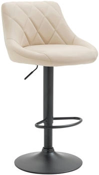 CLP Barhocker Lazio schwarz creme (321754)