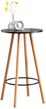 CLP Stehtisch Mijas rund natura (rund) Farbe - Schwarz (308900) CLP Stehtisch Mijas rund natura (rund) Farbe - Schwarz (308900)
