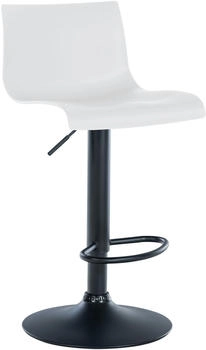 CLP Barhocker Branford Kunststoff weiß (322226)