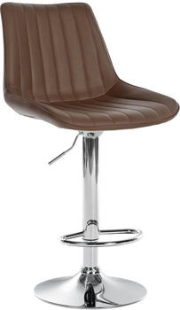 CLP Barhocker Toni chrom braun (321529)