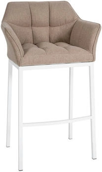 CLP Barhocker Damaso W Filz mit 4-Fu&szlig; taupe (321937)
