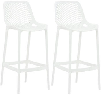 CLP 2er Set Barhocker Air wei&szlig; (319586)