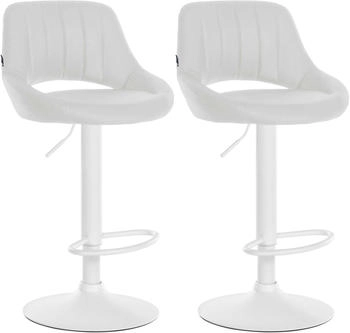 CLP 2er Set Barhocker Milet W wei&szlig; (324571)