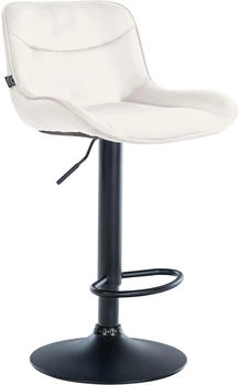 CLP Barhocker Vonore Samt schwarz creme (323562)