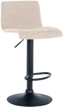 CLP Barhocker Branford Stoff creme (322229)
